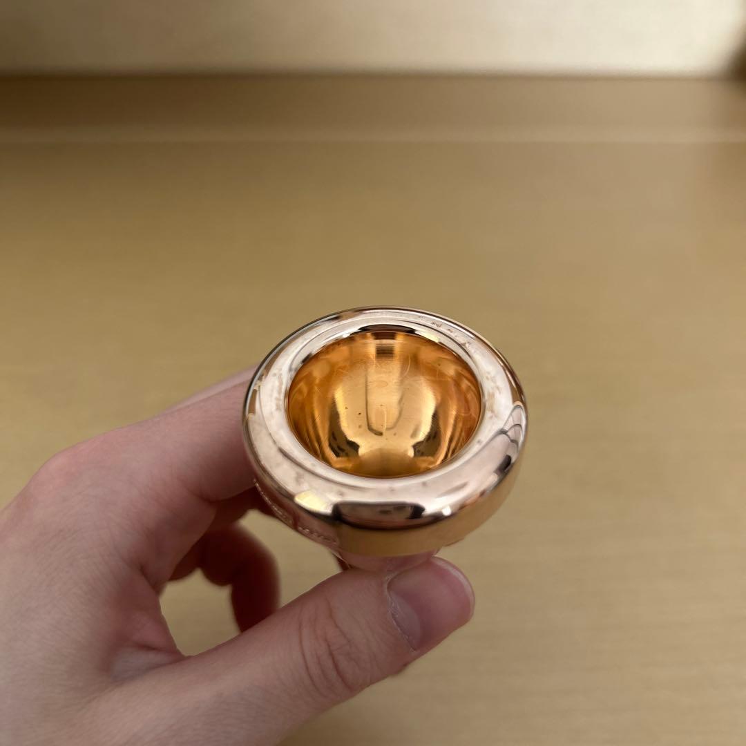 定価5万円美品！willie's ピンクゴールドメッキ　トロンボーンマウスピース