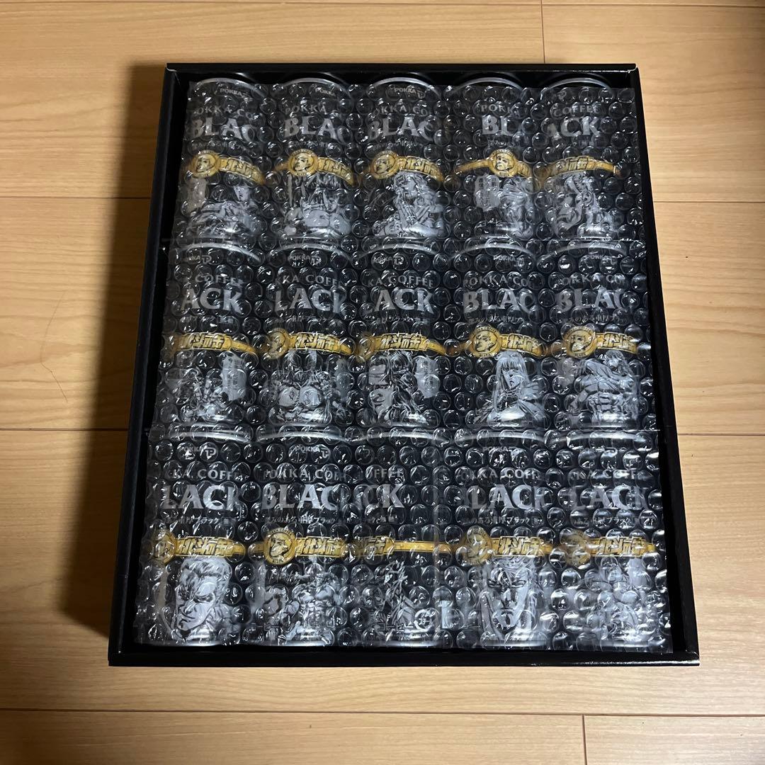 POKKA COFFEE x北斗の拳　北斗の缶コレクション　ブラック&オリジナル