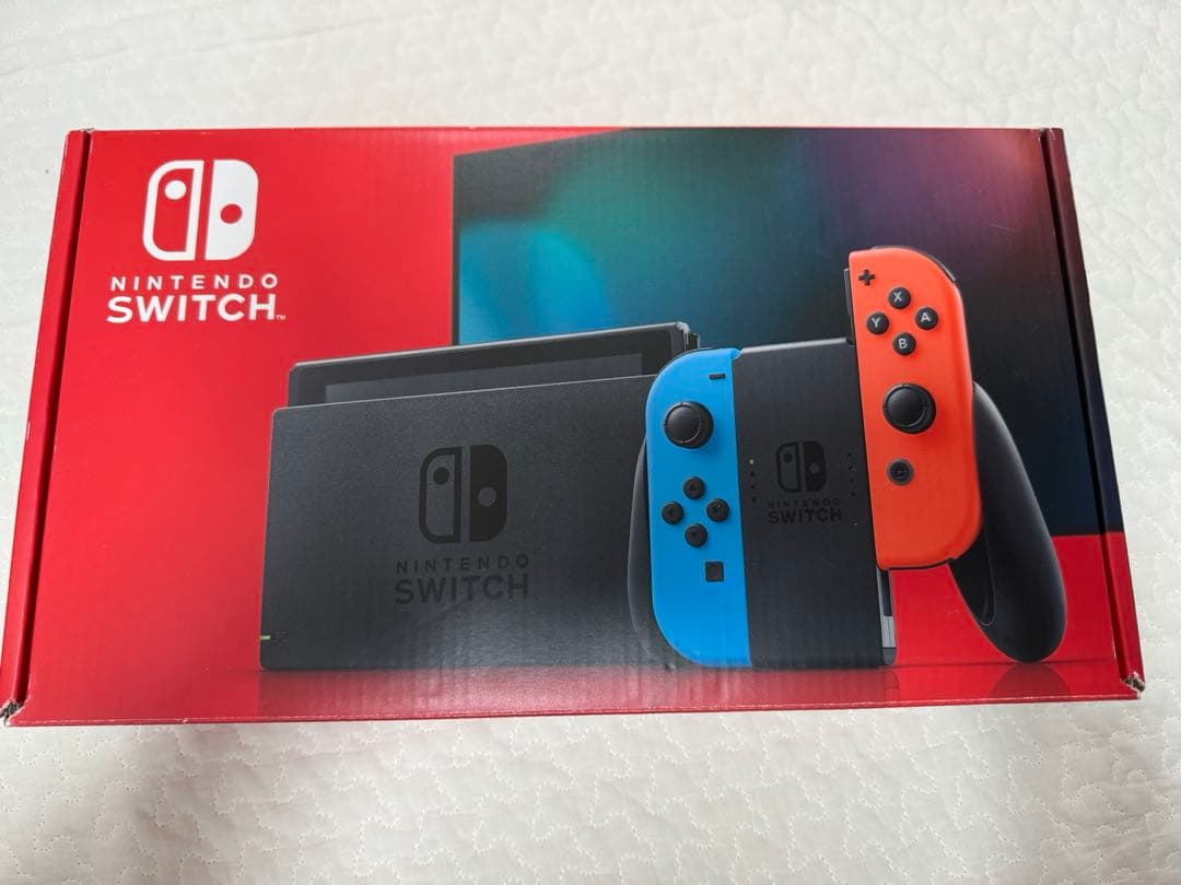 Nintendo Switch 赤/青 箱あり マイクロSDカード付+おまけあり