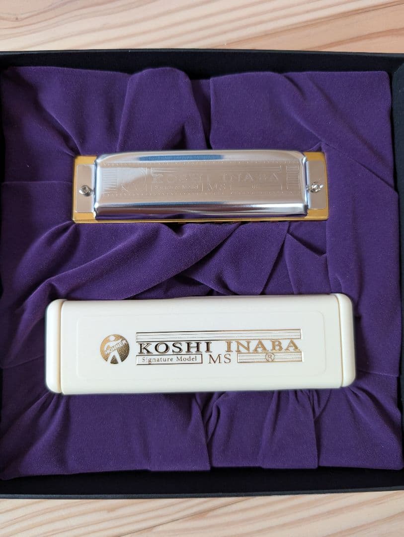 Hohner Koshi Inaba サイン入りブルースハープ　ハーモニカ