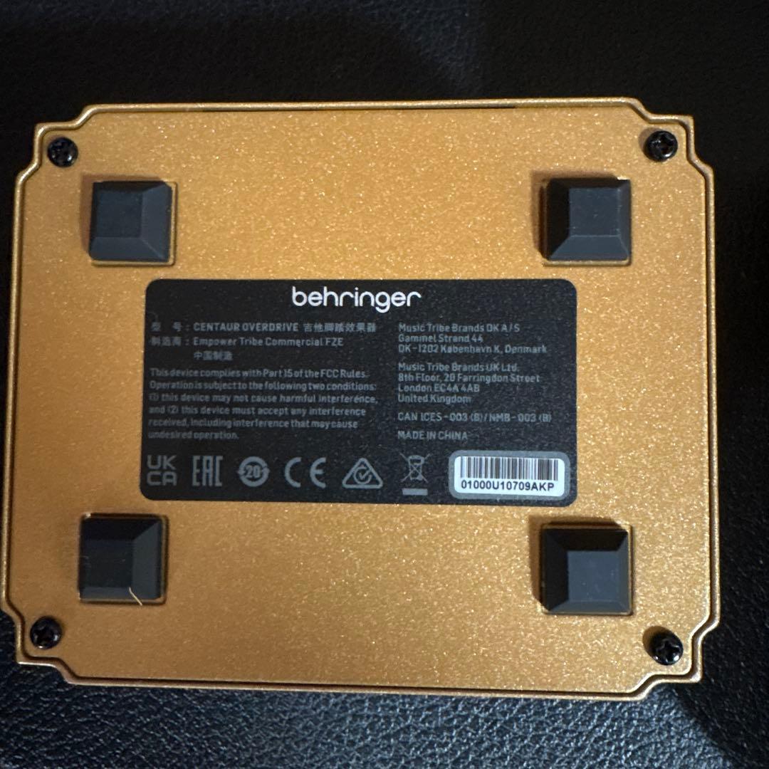 ギター Behringer CENTAUROVERDRIVE