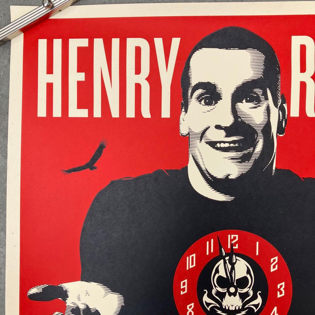 希少 black flag Shepard Fairey obey ポスター