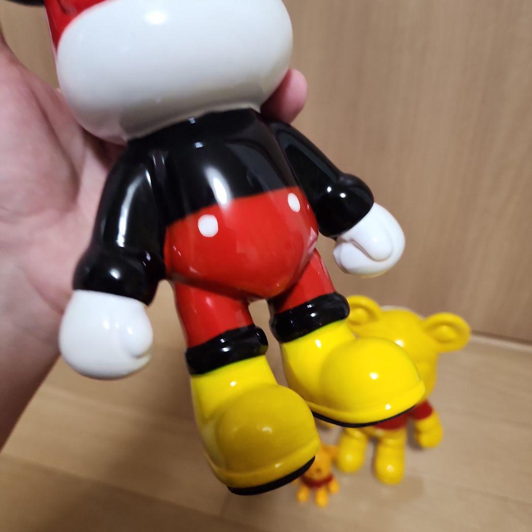 流体アート 4体セットで！くまさんとネズミさんモチーフ