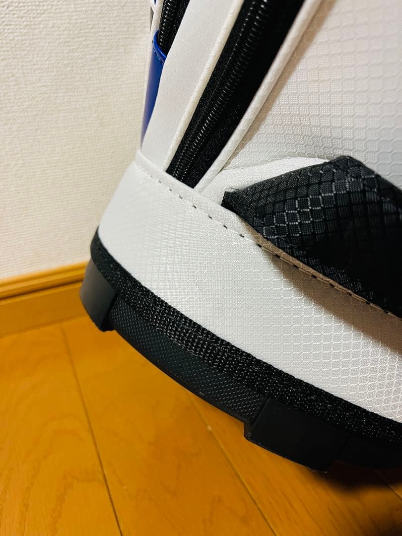 【新品未使用】HONMA(本間ゴルフ)キャディバッグ ホワイト ブルー 9インチ