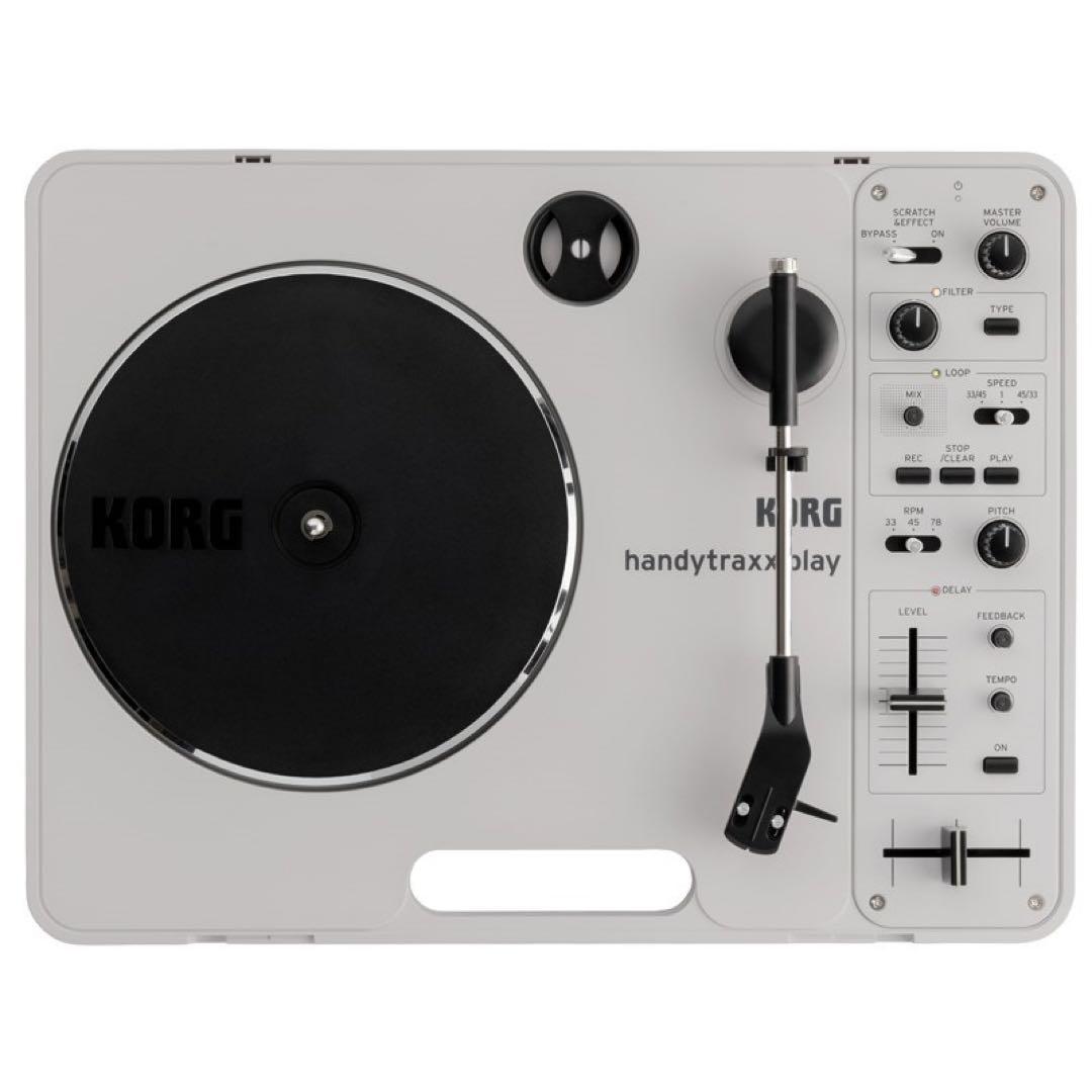 KORG handytrax play ホワイト ターンテーブル