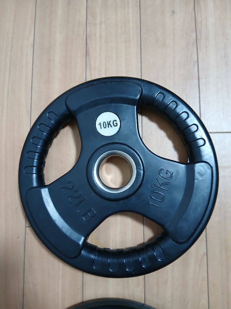 バーベル　オリンピック プレート EVOLGEAR 10kg x 2枚