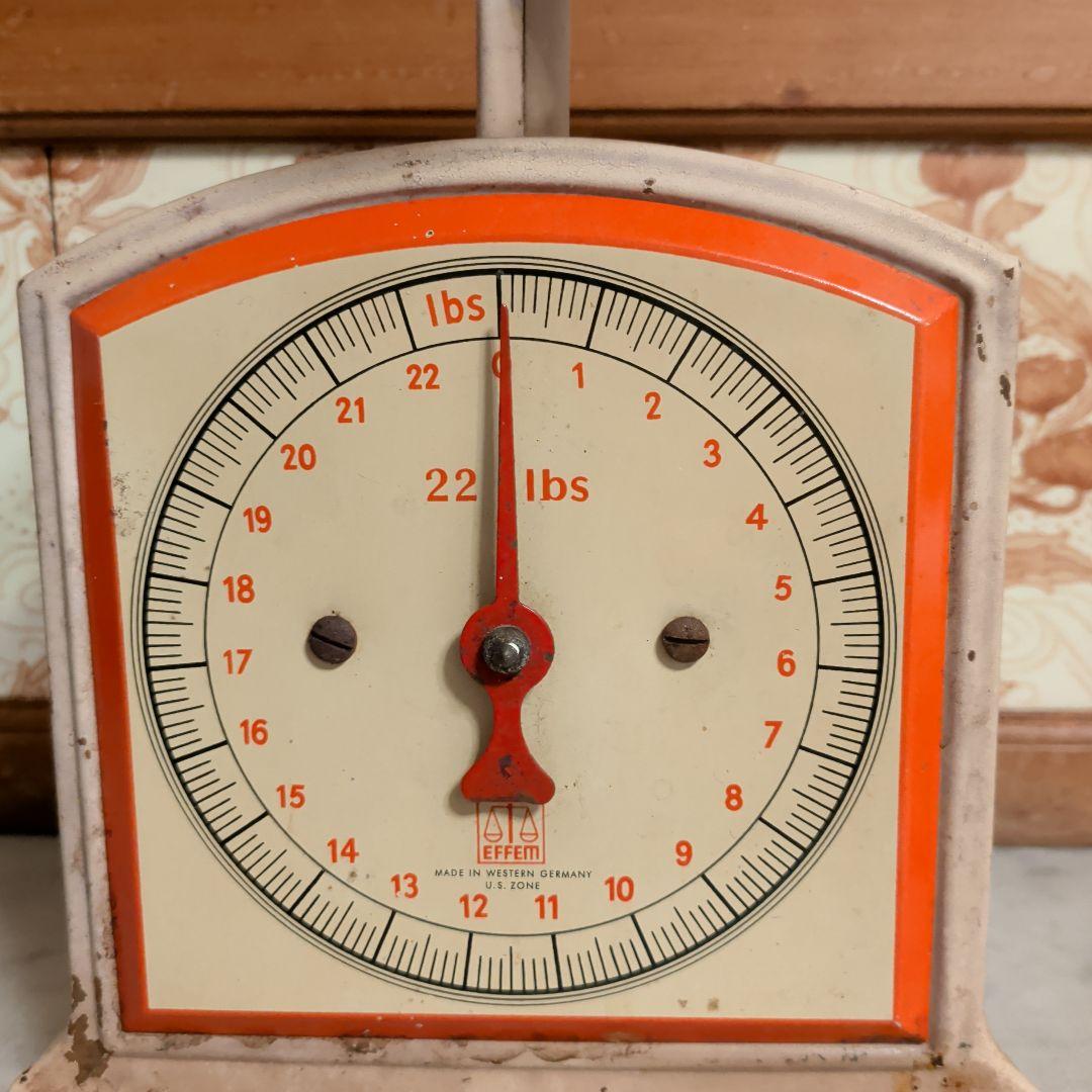 アナログスケール 22 lbs ドイツ製　ベージュ