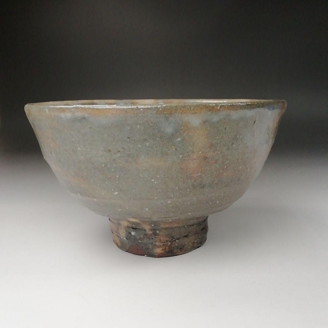 Ｔ５０２　茶碗　『萩茶碗』『天龍窯　服部陶炎 造』　共箱　抹茶碗　茶道具