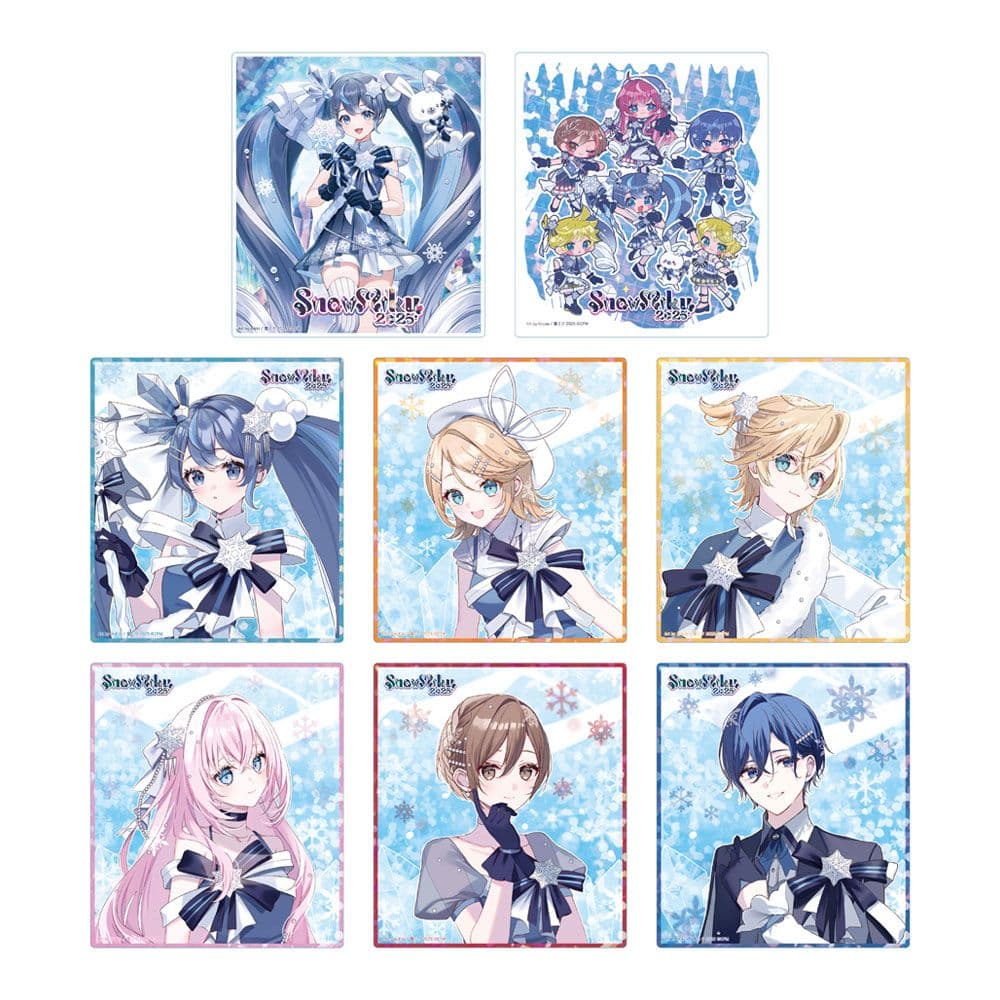  Miku 2025 HMV限定 クリア色紙 コンプリートセット 雪ミク
