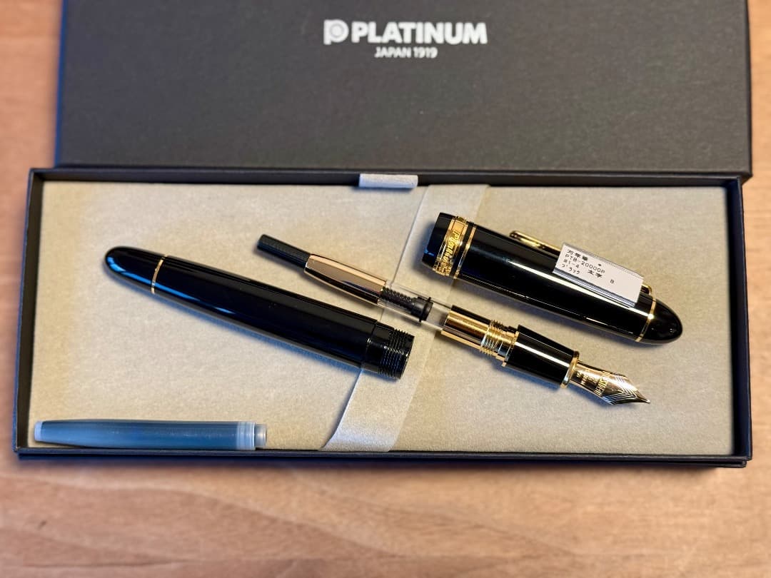 新品未使用 プラチナ万年筆 プレジデント B 太字