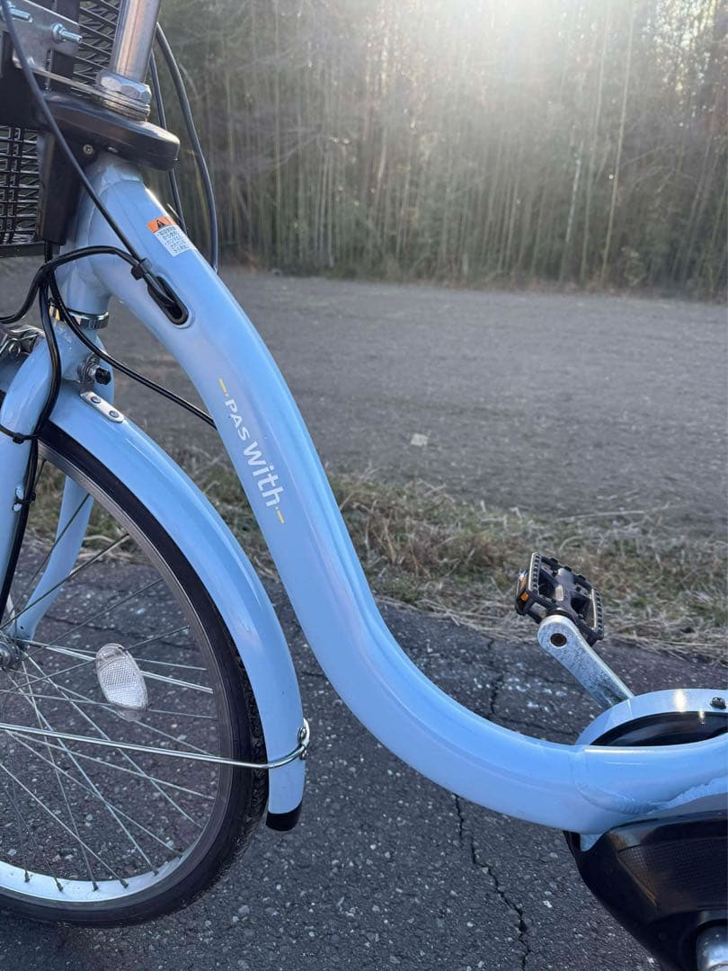 ヤマハ製、24インチの自転車です。