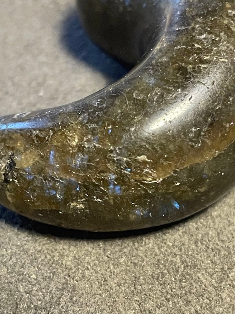 古墳時代　勾玉　出土品　発掘品　大型4.8cm
