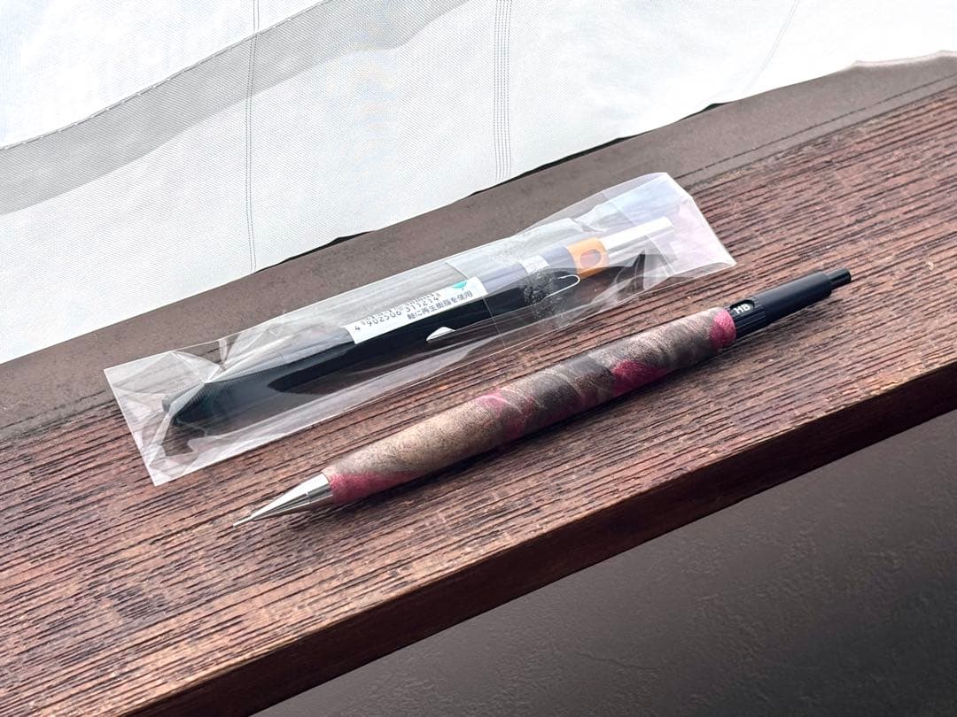 ぺんてる　pentel PG5 木軸　カスタム