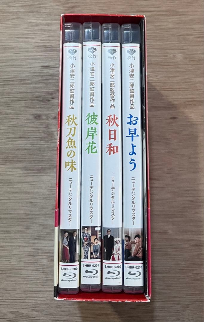 小津安二郎生誕110年・ニューデジタルリマスター　カラー4作品　ブルーレイ