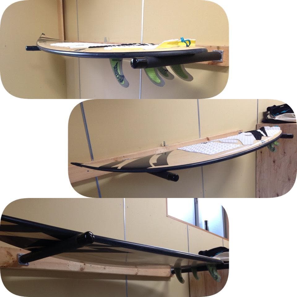 ８本セット　軽量アルミサーフボードラック