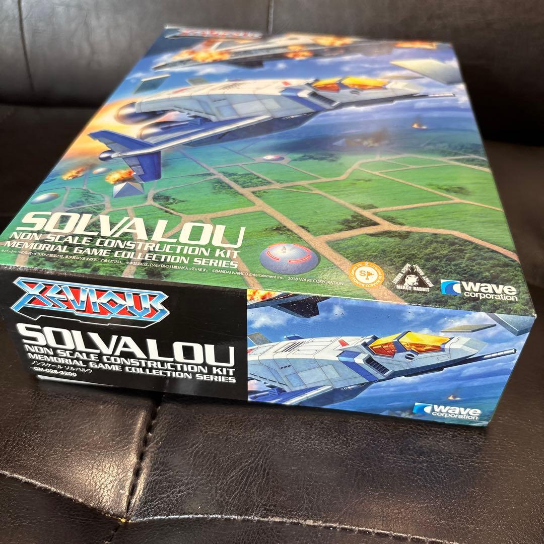 未使用　WAVE ソルバルウ　プラモデル　ゼビウス　ファミコン