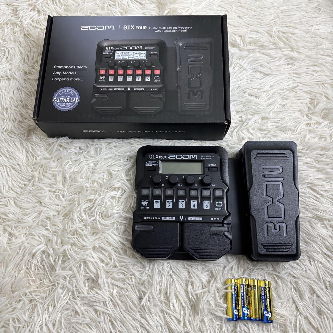 美品✨　ZOOM G1X FOUR ズーム ギター マルチエフェクター