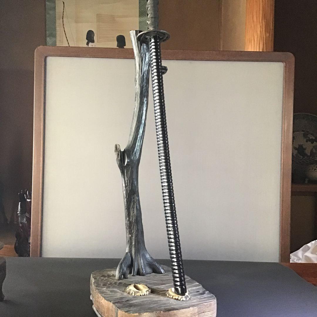 粋な刀掛　　江戸期　　刀剣　刀掛. z4