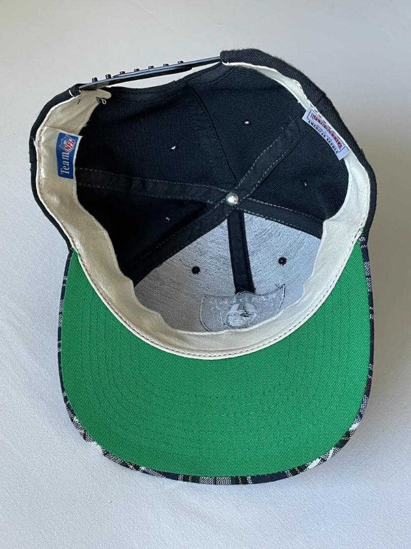 90s NFL USA製 レイダース キャップ アメリカンニードル ヴィンテージ