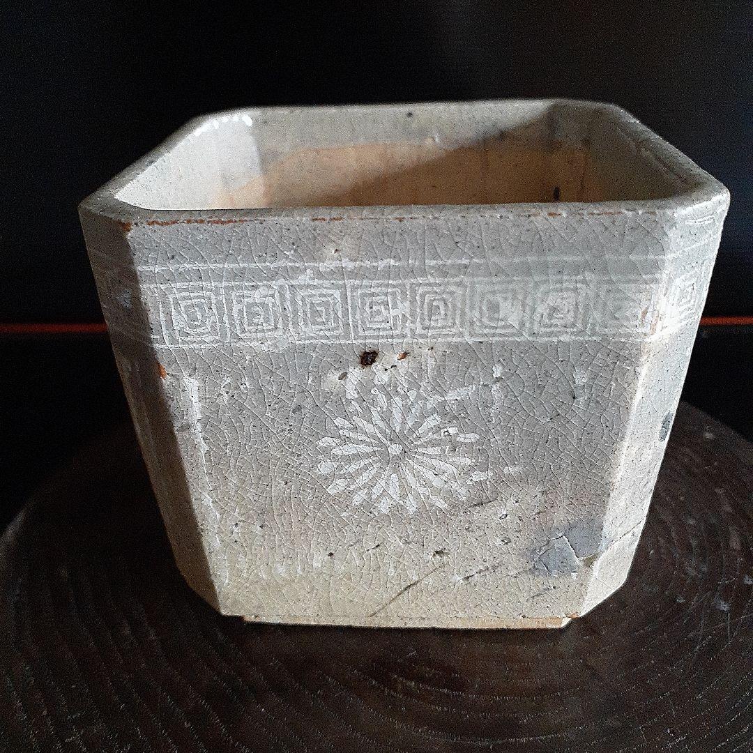 江戸時代象嵌三島手香炉