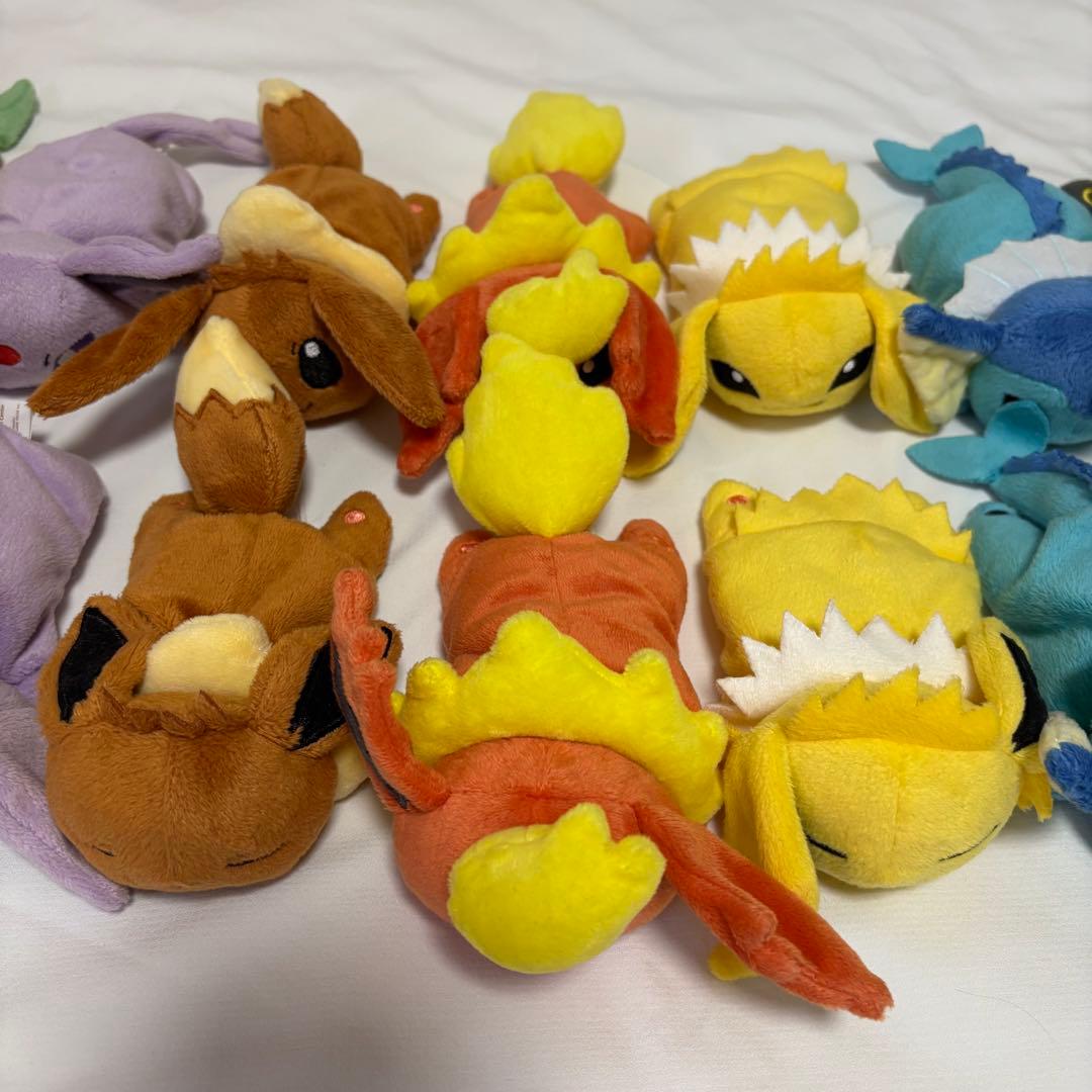 ポケモン イーブイ ぬいぐるみ 15体セット　ブイズ　くったり