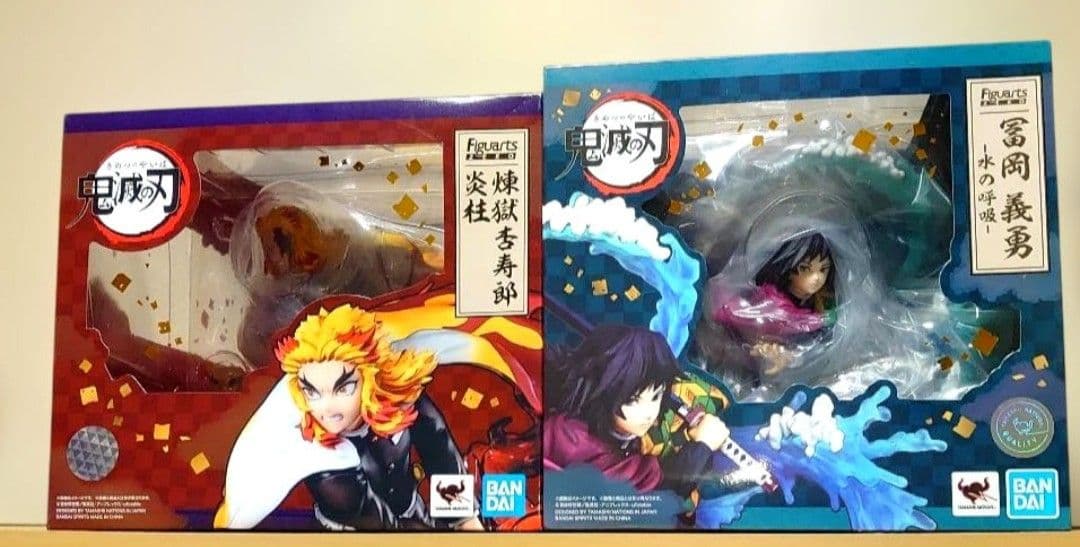 フィギュアーツZERO 竈門禰豆子 冨岡義勇 水の呼吸 竈門炭治郎 煉獄杏寿郎