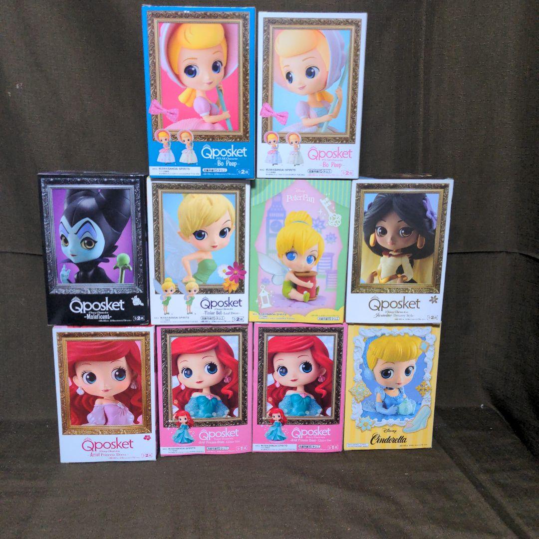 Qposketキューポスケット他　ディズニープリンセス、ヴィランズ等　まとめ売り