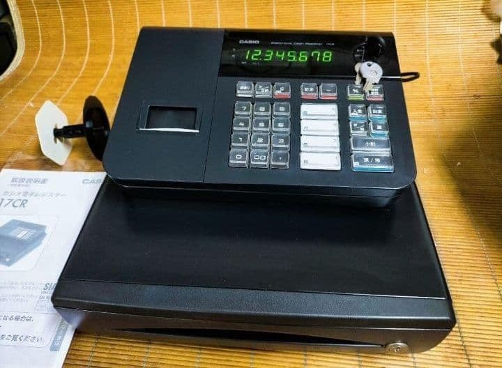 カシオレジスター　17CR　簡単便利特殊　送料込　996126