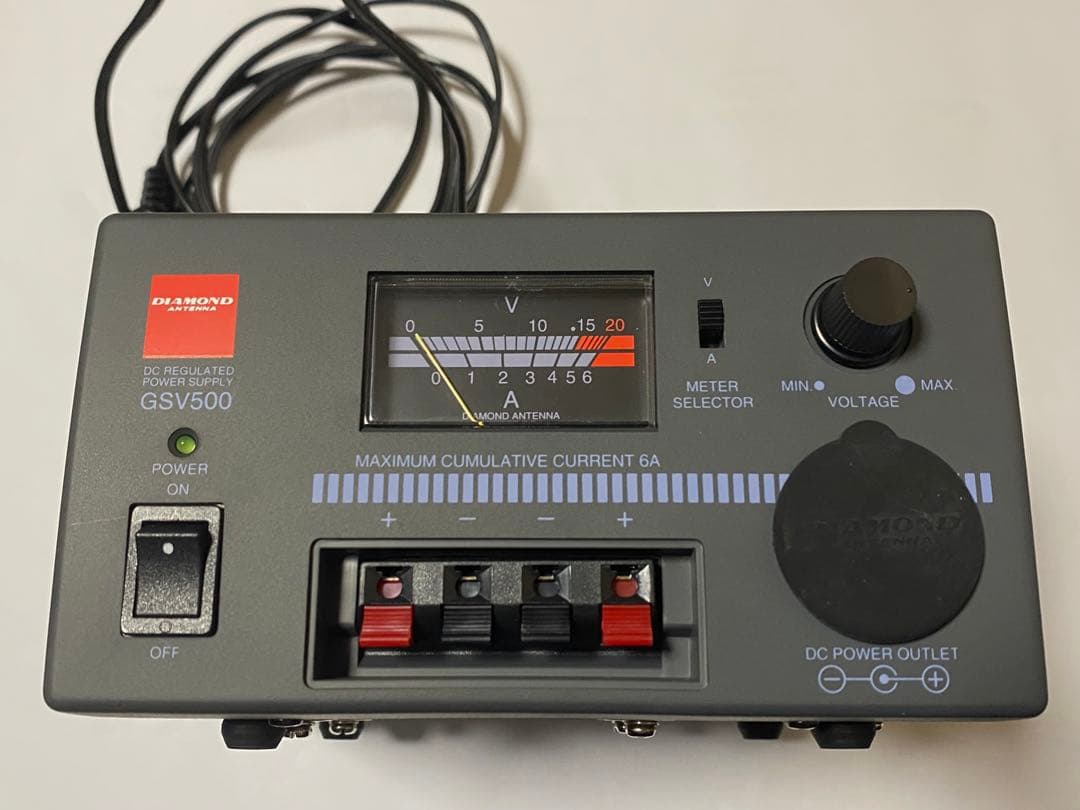 直流安定化電源 GSV500 DC 6V～15V 可変