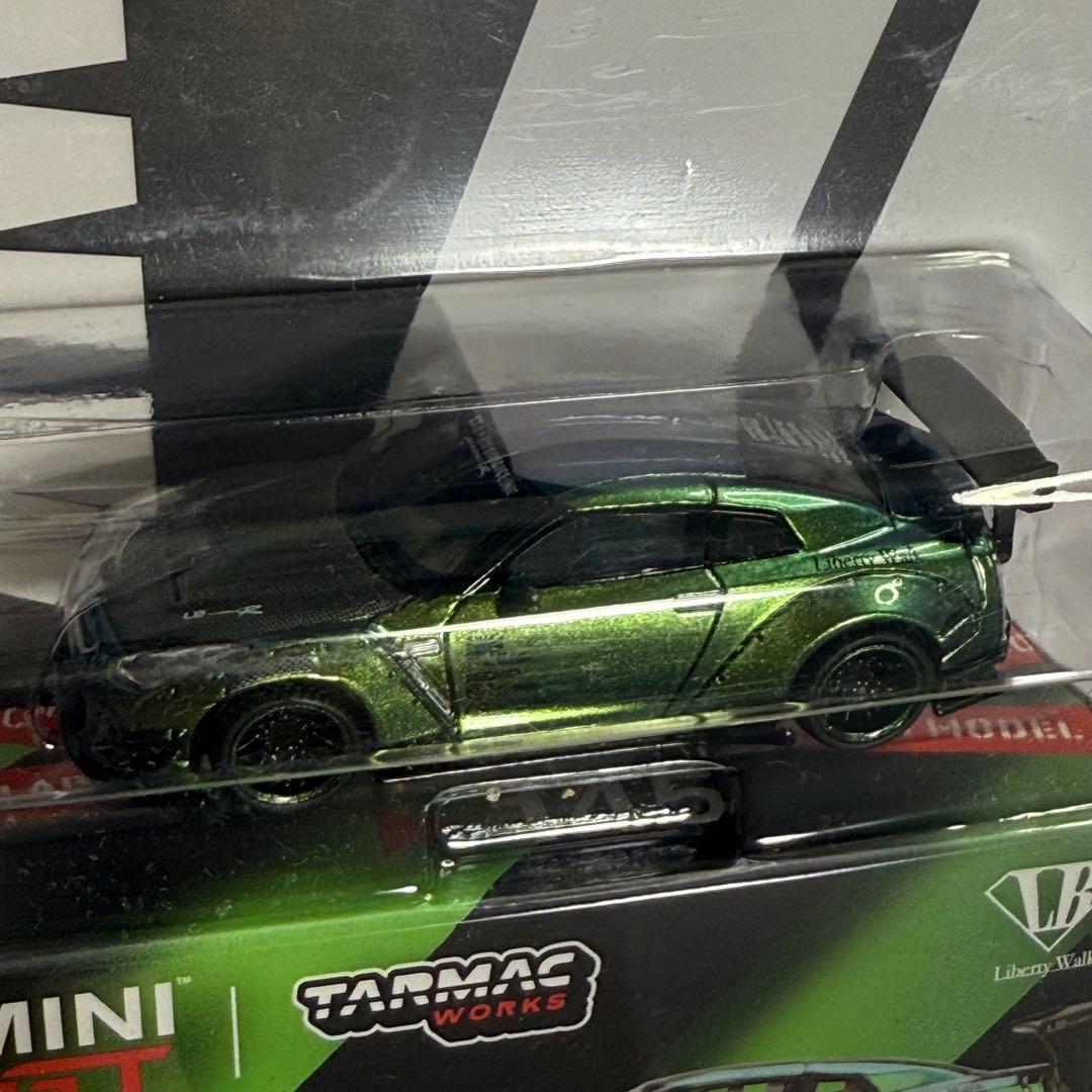 MINI GT 1/64 LBワークス 日産GT-R マジックグリーン 希少