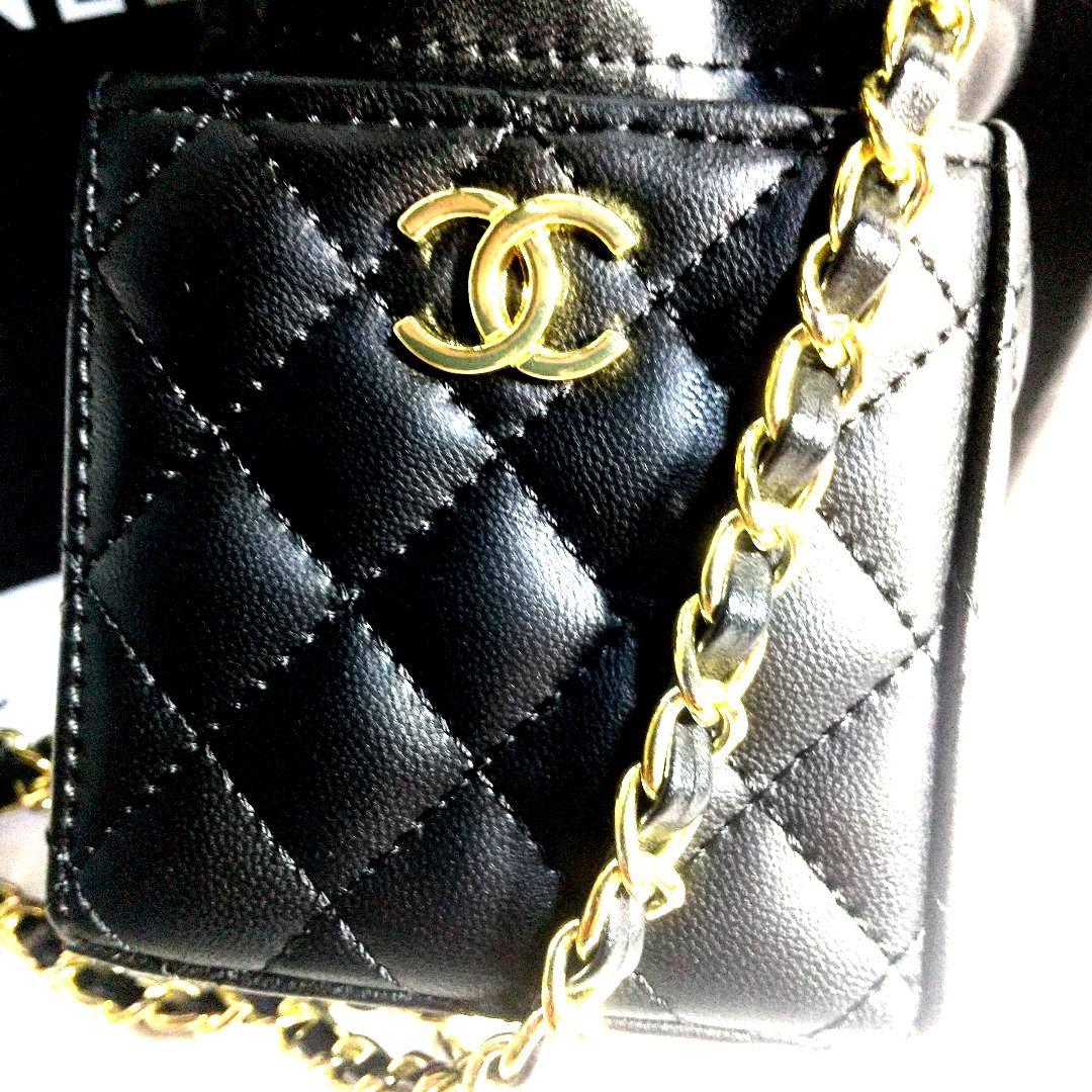新品未使用CHANELチェーンショルダミニマトラッセ巾着VIP限定ノベルティ