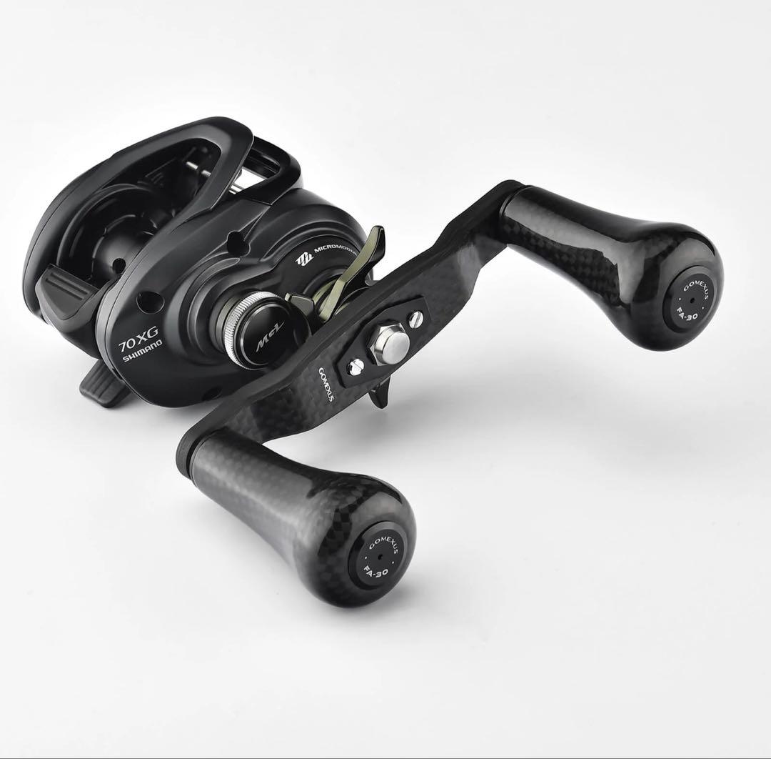 ゴメクサス ベイト用 98mm ハンドル シマノ カーボンハンドル　ブラック
