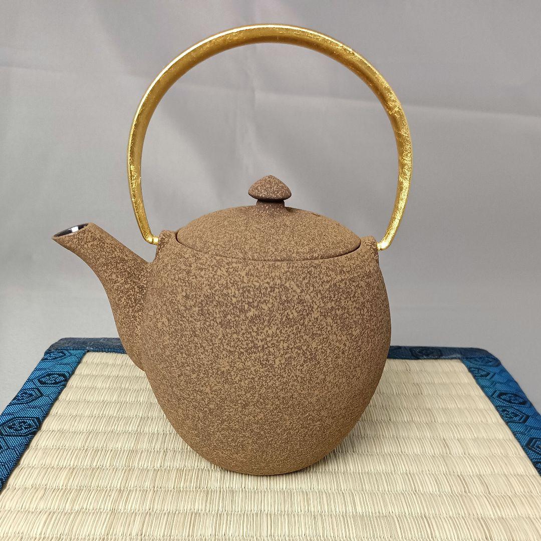 新品未使用 本金箔仕様 菊地保寿堂 WAZUQU 奥山清行 デザイン 和鉄急須