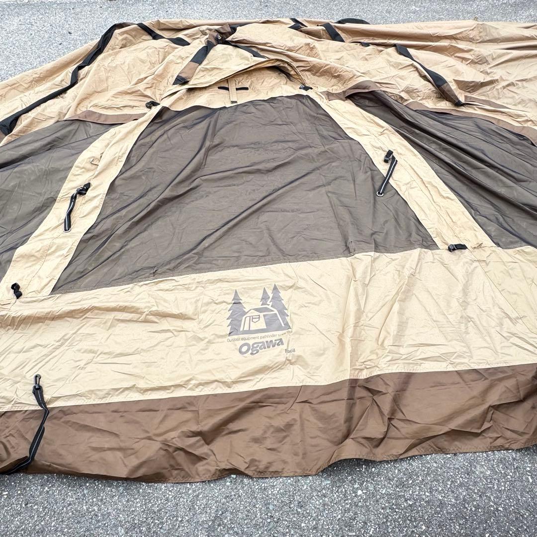 【美品】 Ogawa Facil オガワ ファシル テント PVCシート付き