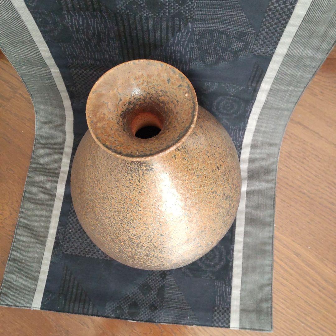 黒備前　尻張花入　18