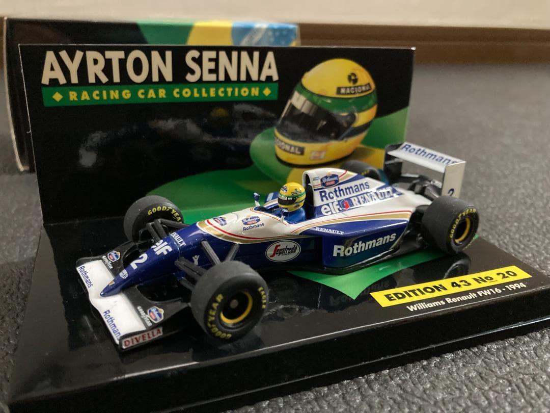 1/43 ミニチャンプス Williams Renault FW16 SENNA