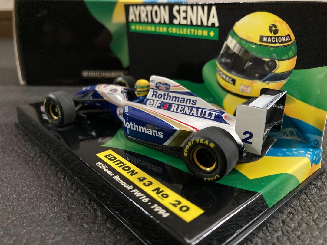 1/43 ミニチャンプス Williams Renault FW16 SENNA