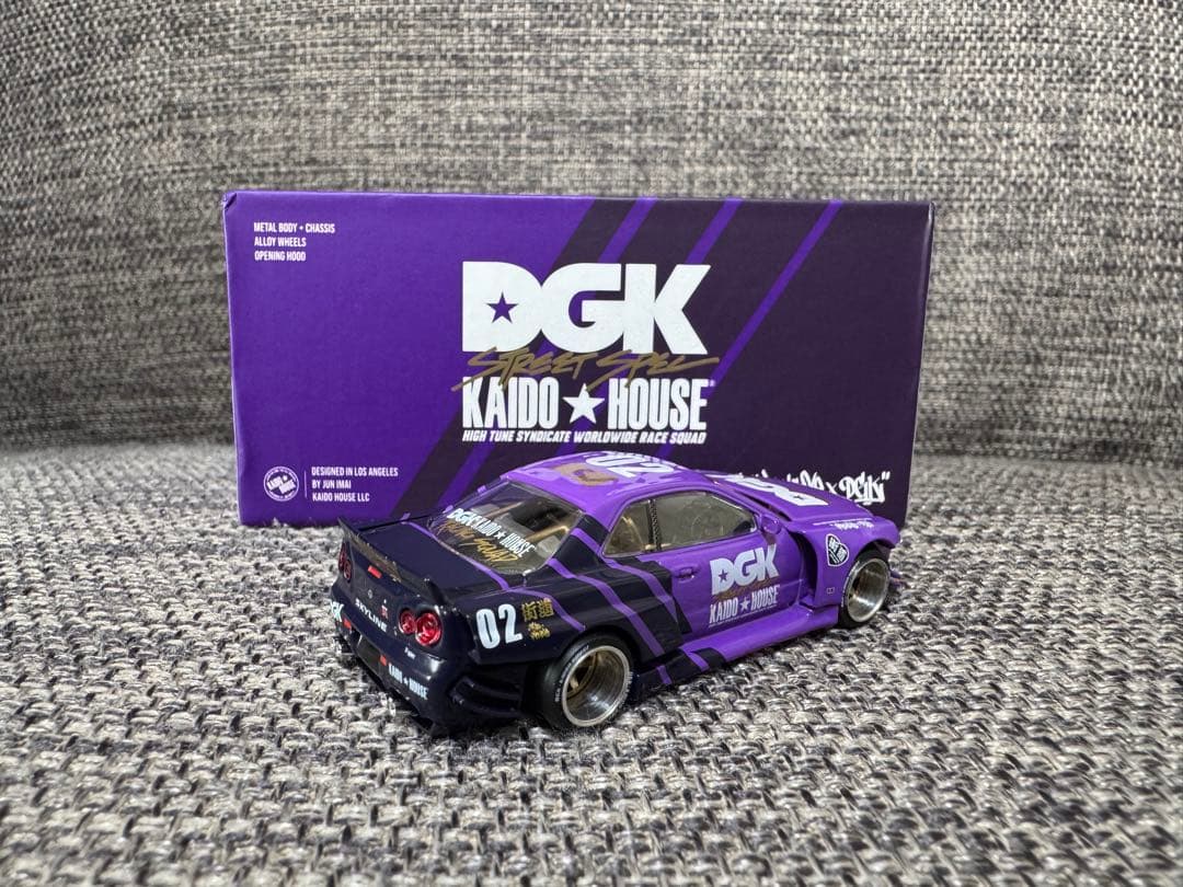 1/64 KAIDO HOUSE スカイライン　GT-R R34 DGKコラボ