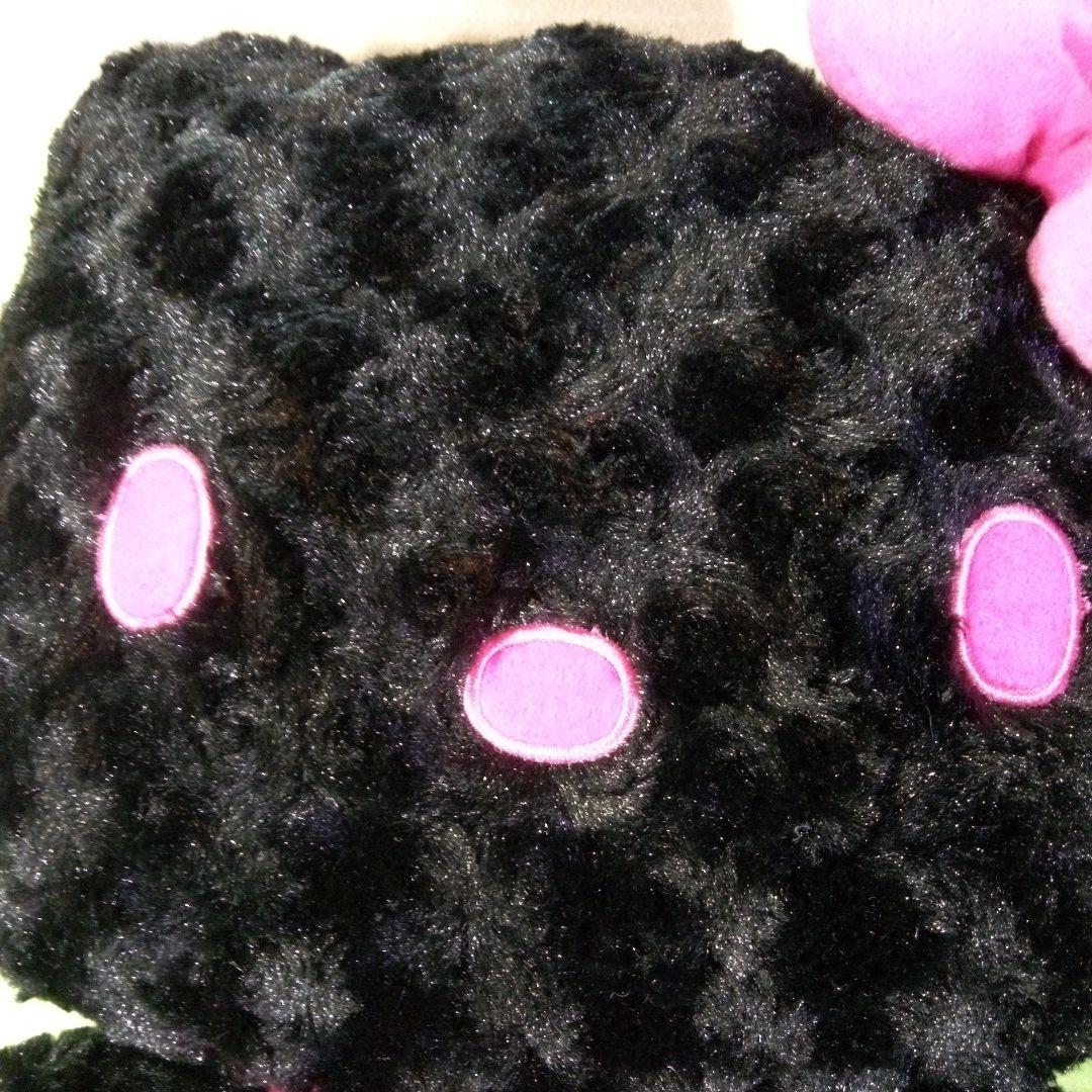 ハローキティ　ぬいぐるみ　EIKOH　エイコー　黒　ブラック　ピンク　レア