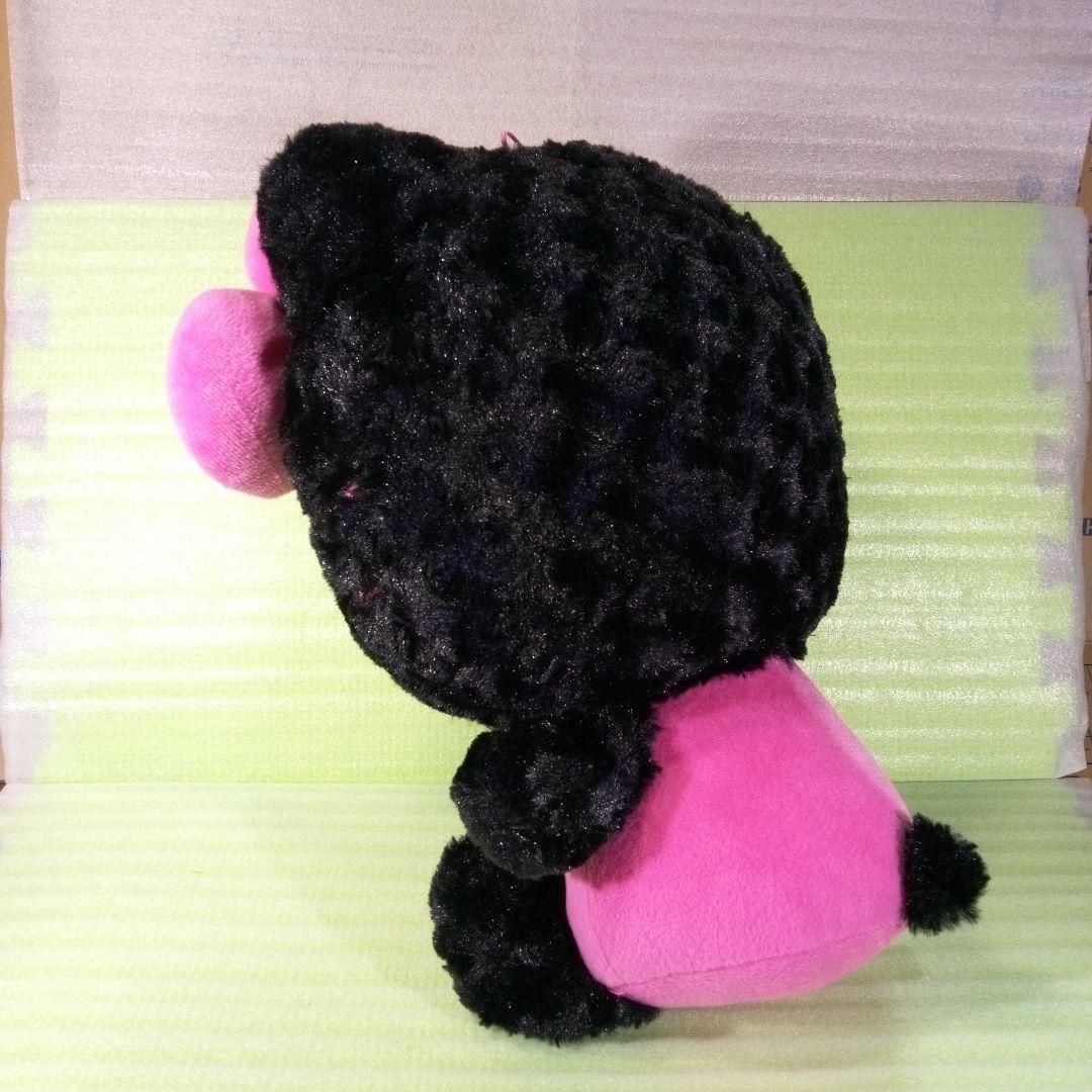 ハローキティ　ぬいぐるみ　EIKOH　エイコー　黒　ブラック　ピンク　レア