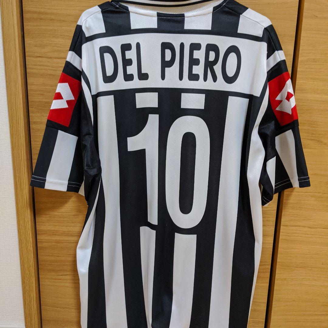 Juventus Lotto ストライプTシャツ L