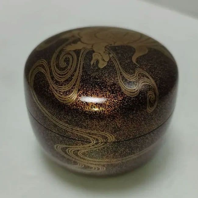 蒔絵棗　亀