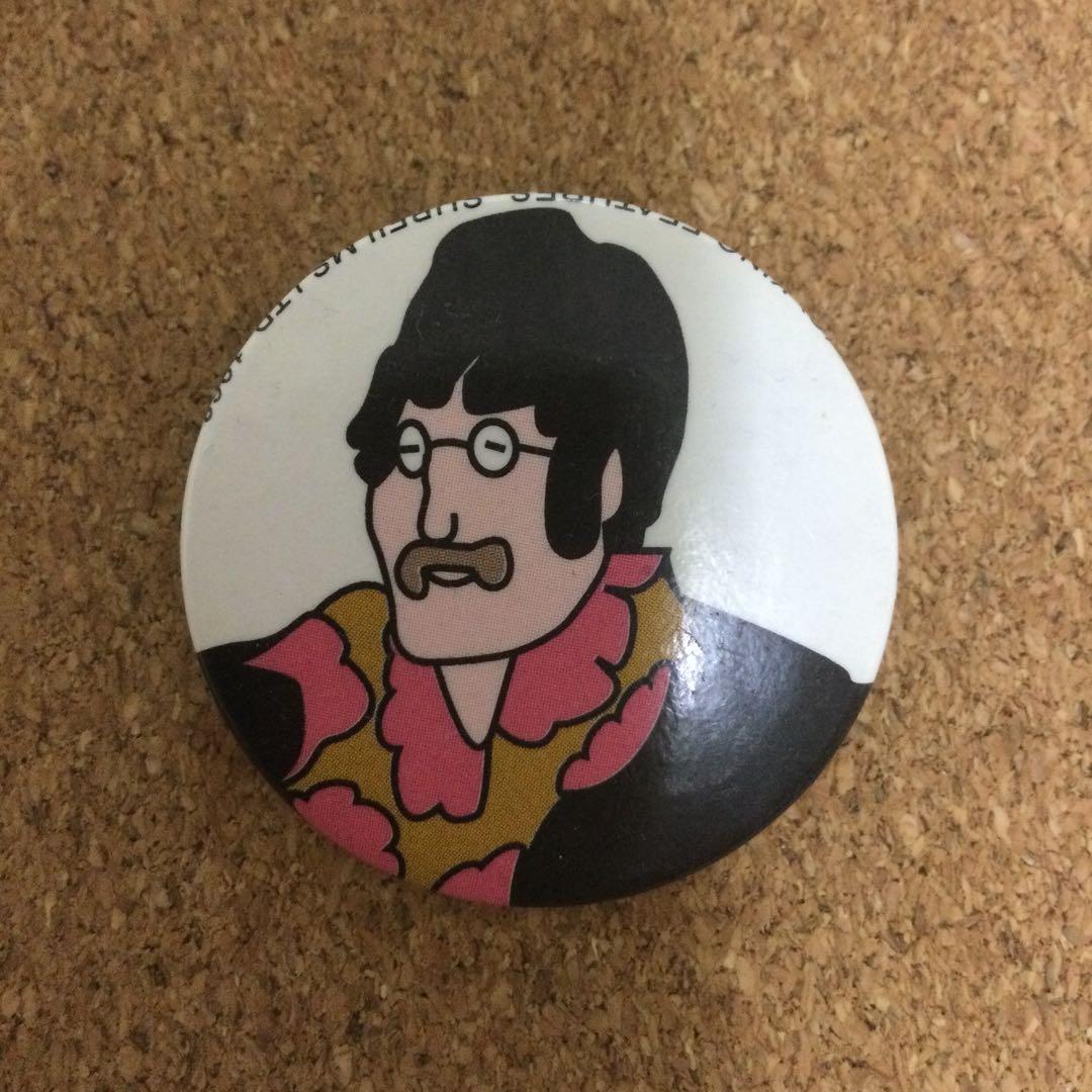 THE BEATLES ビートルズ　缶バッジ　4個セット