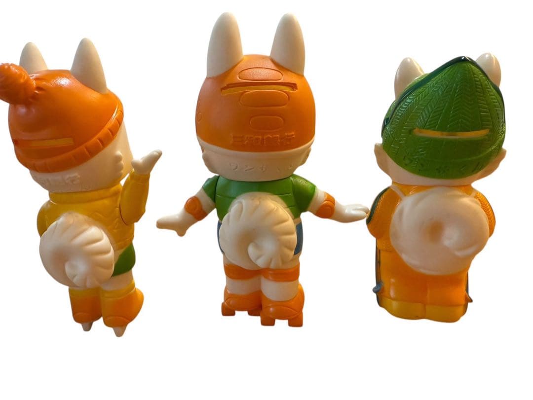 三和銀行 サンワくん 貯金箱 5体セット 昭和レトロ ノベルティ ソフビ