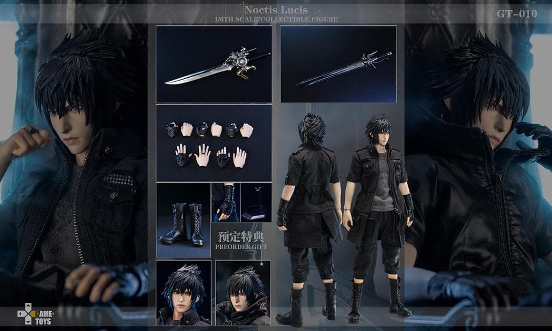 GAMETOYS 1/6 ノクティス・ルシス 特典ヘッド付き GT-010