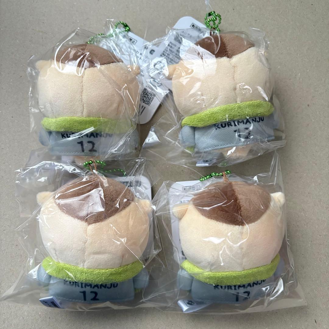 【正規品】ちいかわ×Jリーグ ユニフォームマスコット くりまんじゅう×4
