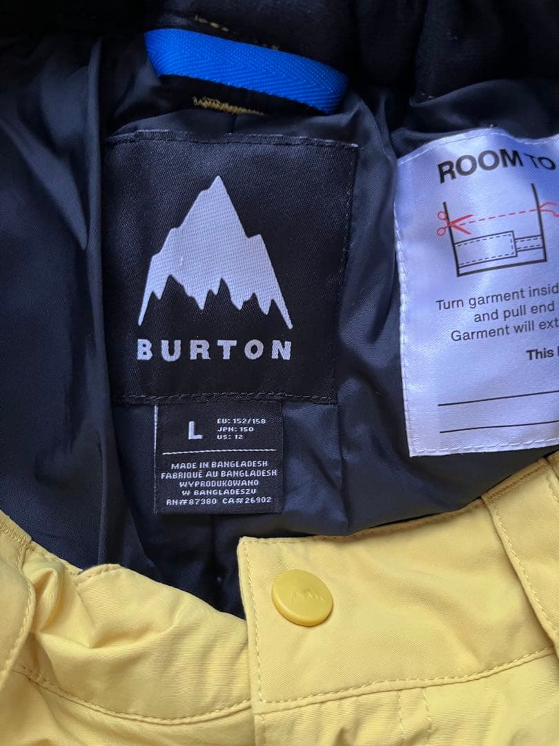 Burton 子ども用 スノーボード ウェア セット Lサイズ 150㎝ 男女