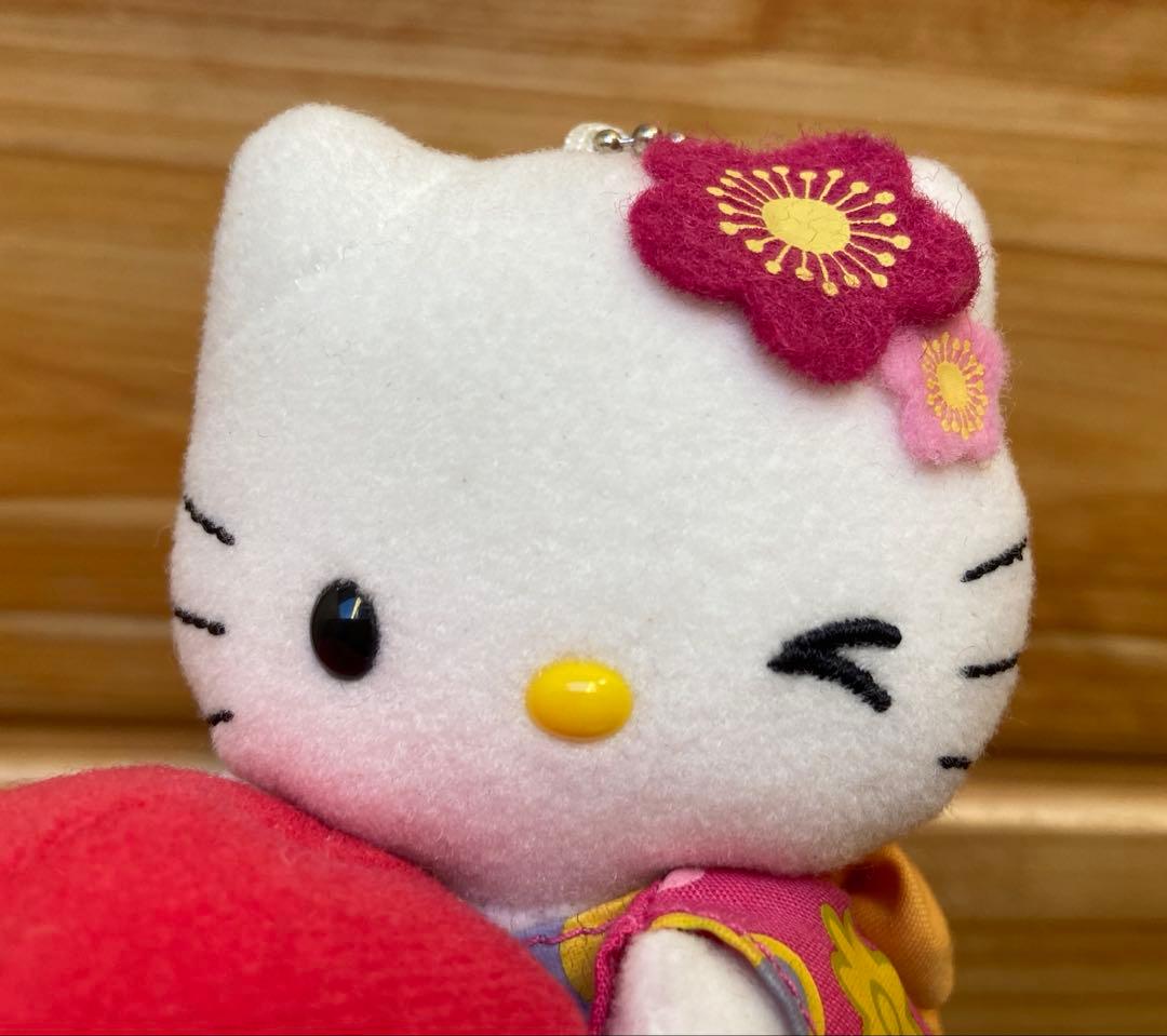 ご当地キティ　和歌山限定　紀州　梅干し　着物　ぬいぐるみ　キーホルダー　レア
