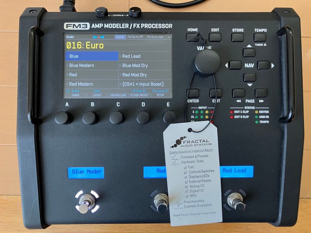 ギター FM3 Fractal Audio Systems