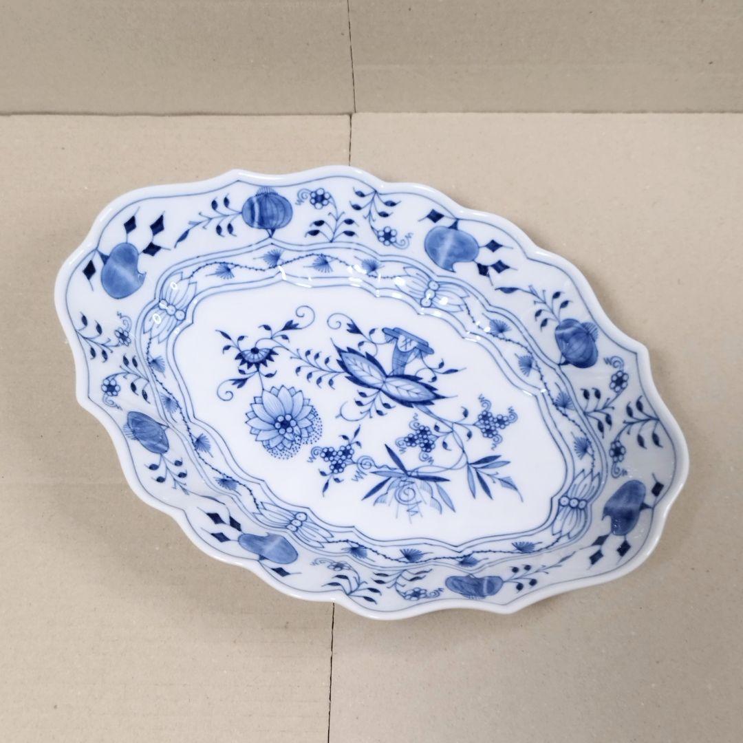 MEISSEN マイセン ブルーオニオン 菱形 ディッシュ